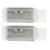 Car LED Door Footwell Lamp 3 Light Colors Plug and Play Replacement for Cayenne 06‑17