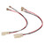 1 Pair Car Door Speaker Wiring Harness Plug Connector 12V Speaker Harness Adapter Replacement for Kia