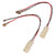 1 Pair Car Door Speaker Wiring Harness Plug Connector 12V Speaker Harness Adapter Replacement for Kia