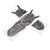 2Pcs Motorcycle Shock Sticker Paper Universal Modification Stickers Strong StickinessSkull Wolf