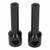 2pcs 25mm Handlebar Bar Risers Mount Clamp Adaptor Kit Aluminum Alloy Motorcycle ModificationBlack