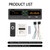 SWM-80A Car Radio Stereo MP3 Player FM Radio Colorful Lighting Bluetooth MP3 Audio Player