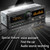 SWM-80A Car Radio Stereo MP3 Player FM Radio Colorful Lighting Bluetooth MP3 Audio Player