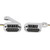 Motorcycle Turn Signal Indicator Running Lamp Yellow Light Waterproof Universal 12V(Silver Smoke )