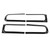 4pcs Carbon Fiber Style Taillight Cover Trim Replacement for Dodge Challenger 2015‑2021