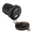 3.1A Dual USB Car Charger Power Charger with Voltmeter DC 12V (Blue)