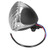 Universal Motorcycle Headlight Round Grill Lamp Retro AVT Headlamp 12V 5in M10 Thread