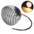 Universal Motorcycle Headlight Round Grill Lamp Retro AVT Headlamp 12V 5in M10 Thread