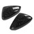 2Pcs Door Side Rearview Mirror Cover Exterior Housing Carbon Fiber Trim Fit for Mazda 3 Axela 19‑20 LHD RHD
