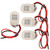 4Pcs LED Side Marker Light 12V IP68 Waterproof Universal Night Fishing Light for RV Yacht Truck Camper