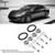 Car Aluminum Alloy Fenders/Bumper Washer/Bolt Engine Bay Dress Up Kit(Silver)