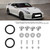 Car Aluminum Alloy Fenders/Bumper Washer/Bolt Engine Bay Dress Up Kit(Silver)