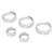 Air Conditioner Audio Switch Knob Ring Cover Lightweight Interior Covers Trim Replacement for Mazda MX‑5 2009‑2015 Silver