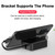 3 in 1 Charging Cable Roll Mobile Phone Holder Retractable Quick USB Cable Charging Cable Compatible for Cell Phones Tablets