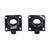 Pair of Carburetor Intake Manifold Boots Rubber Holder Replacement for Yamaha YFZ350 RD350