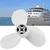 7 1/4 5‑A 3 Blades Aluminum Propeller Boat Outboard Motor for Hangkai 3.5HP
