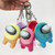 10cm Anime Game Among Us Keychain Pendant AmongUs Plush Toys Stuffed Doll Bag Key Chain Pendant Xmas Gifts
