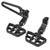 Motorcycle Rear Passenger Foot Pegs Pedals Footrests Brackets CNC Aluminum Nonslip for R18 2020‑2022 Silver