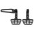 Motorcycle Rear Passenger Foot Pegs Pedals Footrests Brackets CNC Aluminum Nonslip for R18 2020‑2022 Silver