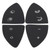 Steering Wheel Button Repair Decal Sticker High Adhesion Replacement For Benz S‑Class W220 CL‑Class C215 CL 500 600