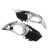 1 Pair Front Fog Light Trim 5203007040 Fog Lamp Cover Trim Replacement for Toyota Avalon 2011 to 2012