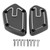 1 Pair Motorcycle Front Brake Reservoir Protector Clutch Oil Pump Guard Cover CNC Aluminum Alloy for R1200R K1600GT K1600GTL Black