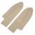 1 Pair Front Door Panel Armrest Cover Microfiber Leather Car Interior Accessories Replacement for CRV 2007‑2011Beige