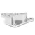 Motorcycle Caliper Adapter Bracket Front Wheel Replacement for Vespa Sprint Primavera LX LXV S 150 2020Silver