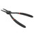 9in External Snap Ring Pliers Comfortable Grasp Universal for Auto Repair Machinery Industry Straight Head
