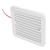 RV Side Vents 12V White Unidirectional Dustproof Strong Wind Cooling Trailer RV Accessory