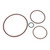 Car Vacuum Pump Seal Gasket Kit O Rings Set 06D145100H Fit for GLI 2005 - 2008.5 2.0t FSI