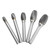 Single Cut Carbide Rotary Burr File Set 6mm Shank Diameter for Surface Grinding Deburring Grinding Sculpting