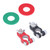 2PCS Battery Terminal Clamps Quick Release Connectors Black Red Universal for Cars Trucks Boats