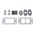 Turbo Mounting Studs Nuts Gaskets 42mm Stud M10 Thread Replacement for Dodge Cummins 5.9L 1989‑2007