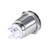 12mm Waterproof Metal Momentary Push Button Switch High Flush 4 Pin Green LED 3V
