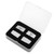 4pcs Suspension Adjustment Button Trim Silver Sticker Fit for Mercedes Benz ML GL GLE GLS