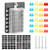 12-Way Fuse Box Blade Fuse Block Holder with LED Indicator Waterpoof Cover for Car Boat Bus Yacht