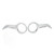 1 Pair Fog Lights Decorative Cover Bezel Trim Sticker Ring for Gold Wing GL 1800 GL 1800 DCT Tour