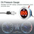 52mm Oil Pressure Gauge Car Digital Meter LED Display 9-35V with 1/8NPT Sensor Alarm Function