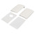 Car Key Shell Shock Absorbing Keyless Entry Remote Fob Cover Case Replacement for Mazda Cx‑30 3 2020 White