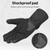 Winter Motorcycle Gloves Waterproof Cold Weather Motorcycle Gloves Warm Riding Gloves with Reflective Stripe