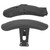 1 Pair Motorcycle Fender Shockproof Strong Strength Front Rear Wheel Guard Replacement for Suzuki CG125 GN125 Black