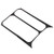 Carbon Fiber Water Cup Holder Panel Cover Front Coffee Bottle Mount Trim Sticker