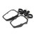 1.75in/2in UTV/ATV Side Rear View Mirror with Light 3‑Color Rear Frame Adjustable