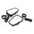 1.75in/2in UTV/ATV Side Rear View Mirror with Light 3‑Color Rear Frame Adjustable
