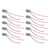 10PCS 1156 Bulb Sockets LED Turn Signal Light Holder with 3.5in Harness DC 12V Flexible