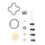 Turbo Repair Kit Automobile Repacking Replacement for Ford Powerstroke 7.3 Turbo TP38 1994‑1997