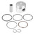 39mm Piston Rings Kit Assembly for GY6 50CC Horizontal Engine Scooter Moped Motorcycle