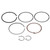 39mm Piston Rings Kit Assembly for GY6 50CC Horizontal Engine Scooter Moped Motorcycle