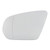 Left Side Heated Mirror Glass 0998100116 Rear View Wing Mirror Glass Replacement for Mercedes‑Benz C‑CLASS W205 2015‑2019